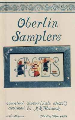 Oberlin Samplers Angels cross stitch pattern