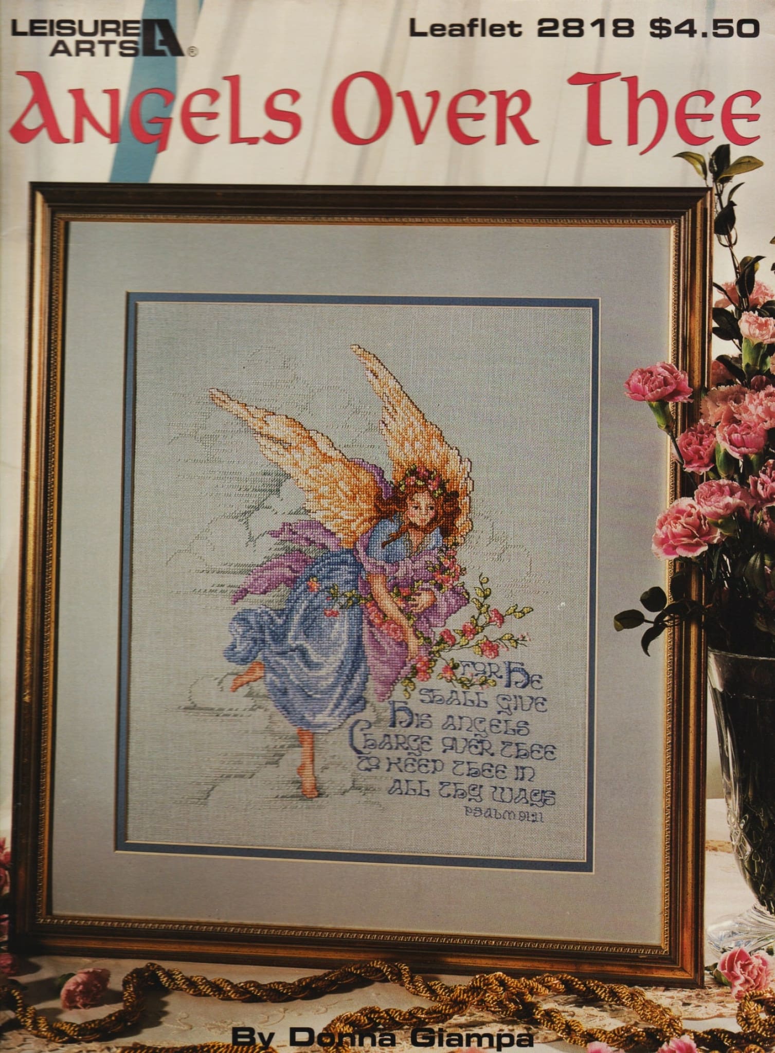 Leisure Arts Angels Over Thee 2818 cross stitch pattern