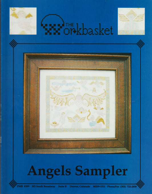 The Workbasket Angels Sampler cross stitch pattern