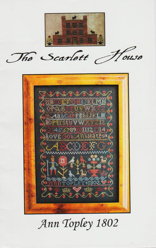 The Scarlett House Ann Topley 1802 cross stitch pattern
