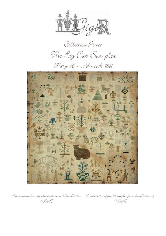 Gigi R Anne Auriol 1841 cross stitch pattern