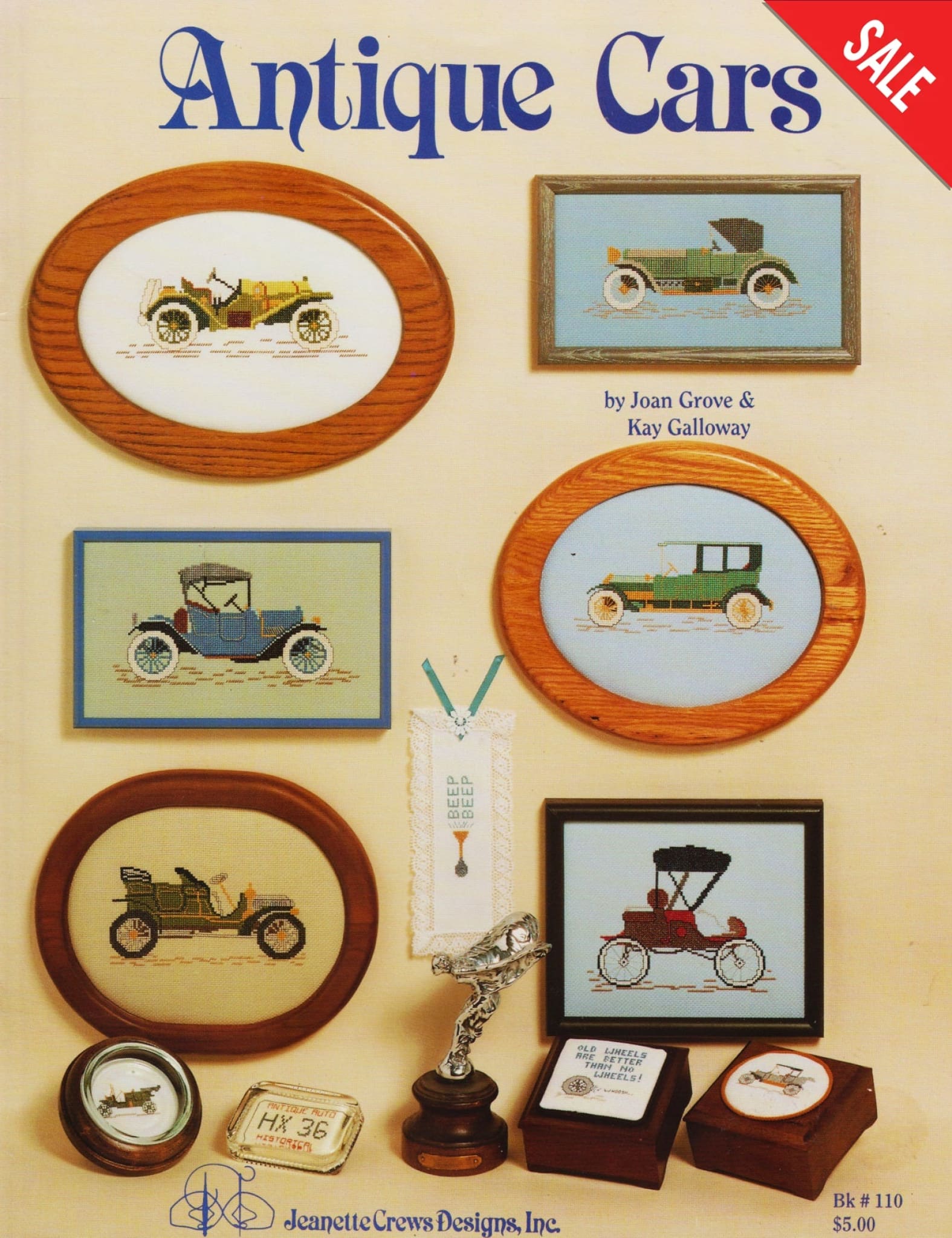 Jeanette Crews Antique Cars 110 cross stitch pattern