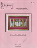Art-Stitch Antique Stained Glass Panel cross stitch pattern