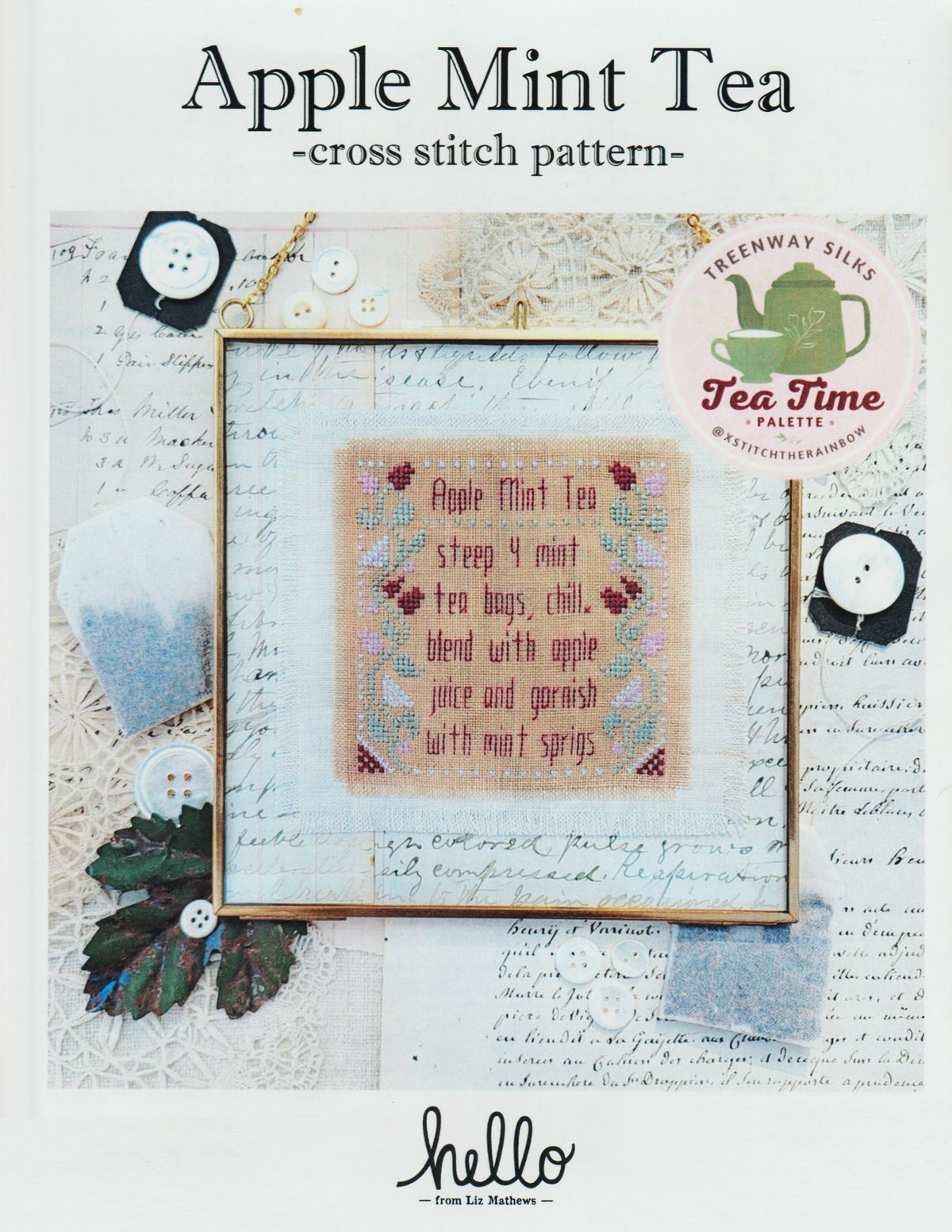 Apple Mint Tea pattern – Sandra's Stitch Stash