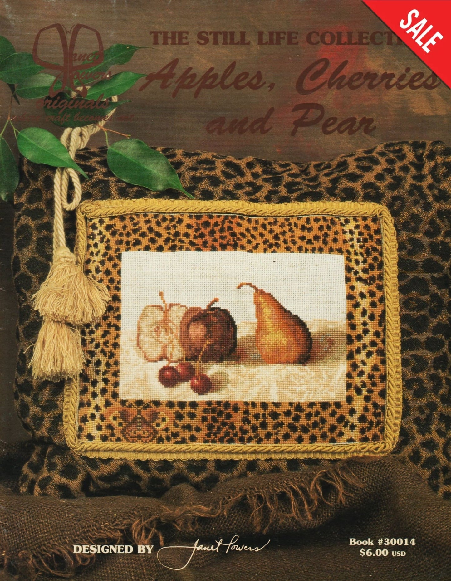 Jeanette Crews Janet Powers Apples, Cherries and Pears 30014 cross stitch pattern