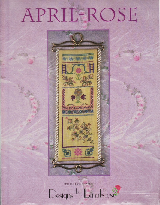 LenaRose April-Rose cross stitch pattern