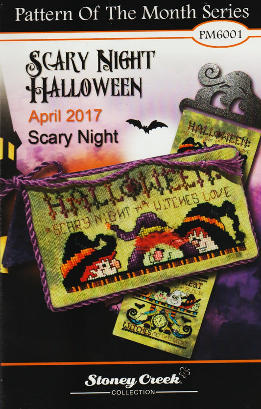 Stoney Creek April 2017 Scary Night cross stitch pattern