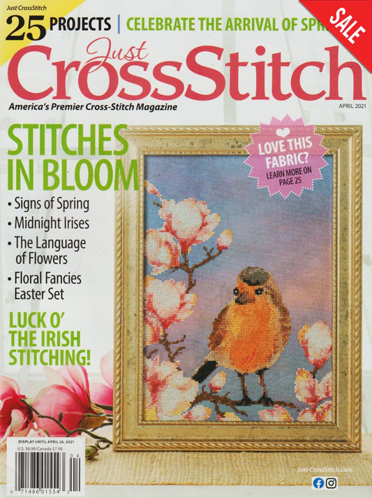 Just Cross Stitch April 2021 cross stitch magazine