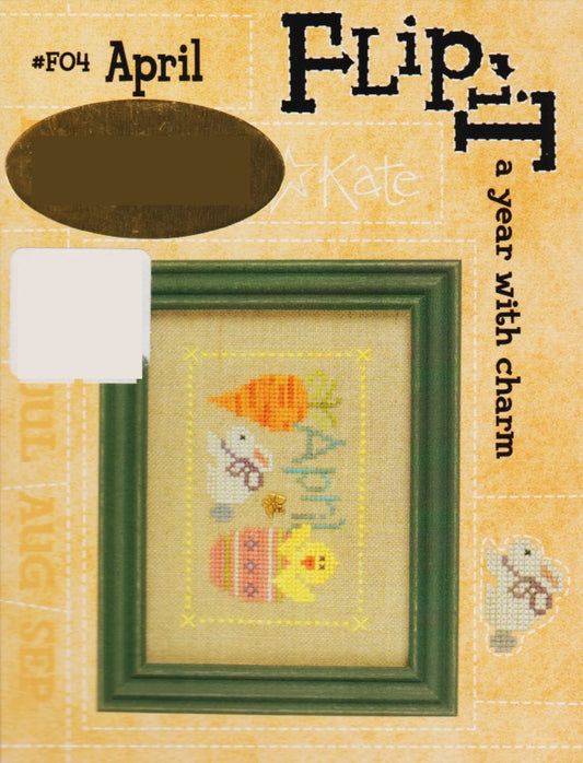 Lizzie Kate April, F04 cross stitch pattern