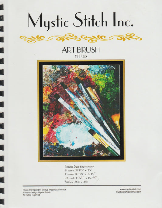 Mystic Stitch Art Brush NFP-69 cross stitch pattern