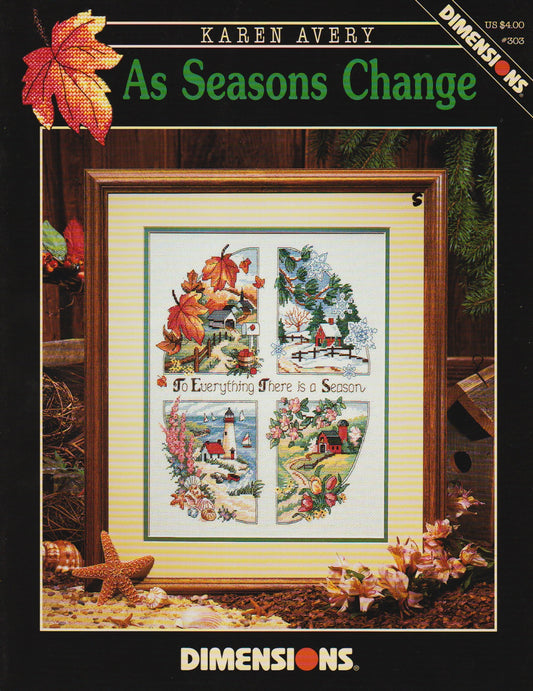 Dimesnions As Seasons Change DIM303 cross stitch pattern