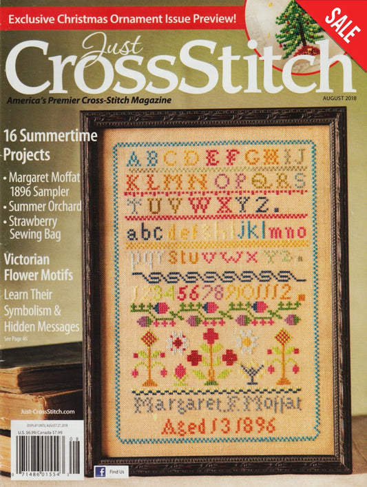 Just CrossStitch August 2018 magazine