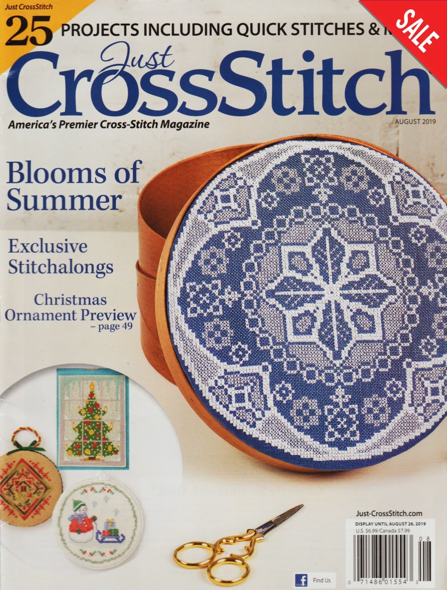 Just CrossStitch August 2019 magazine