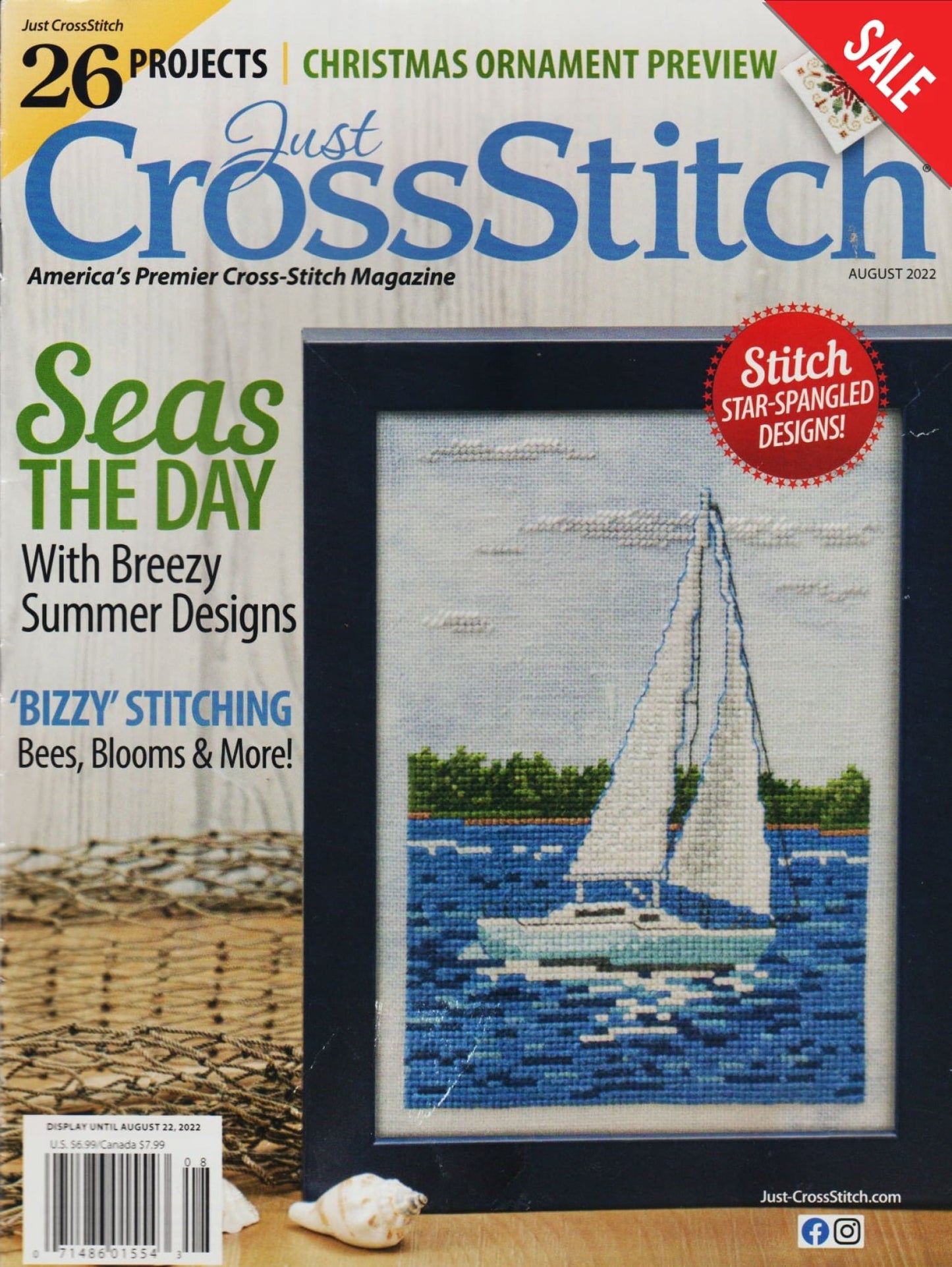 Just CrossStitch August 2022 magzine