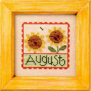 Lizzie Kate August F41 cross stitch pattern