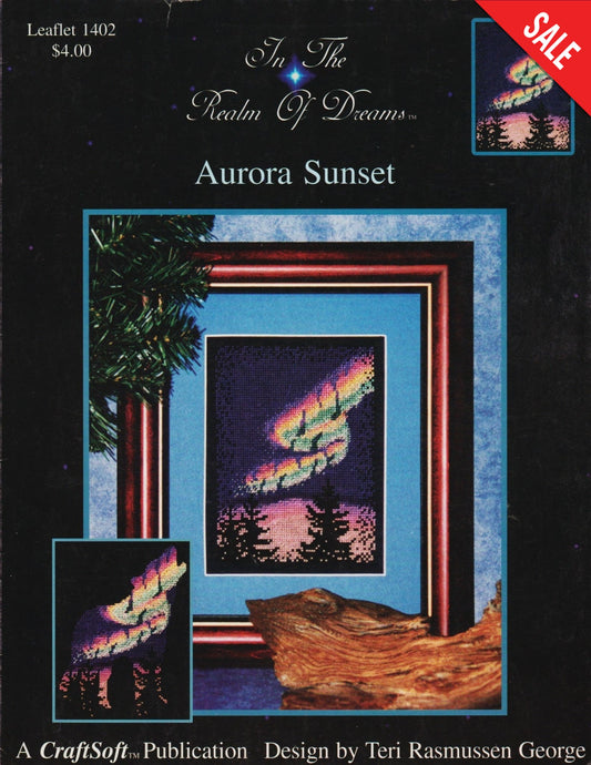 CraftSoft Aurora Sunset 1402 cross stitch pattern
