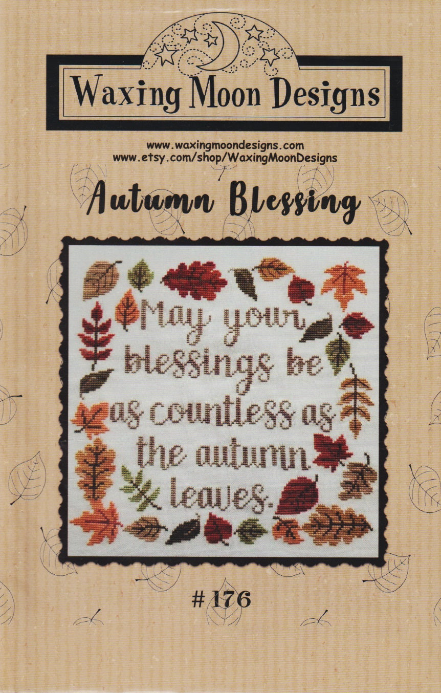 Waxing Moon Autumn Blessing 176 cross stitch pattern