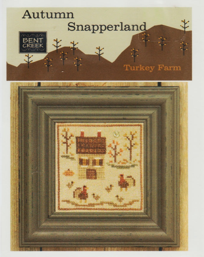 Bent Creek Autumn Snapperland - Turkey Farm BC543 cross stitch pattern