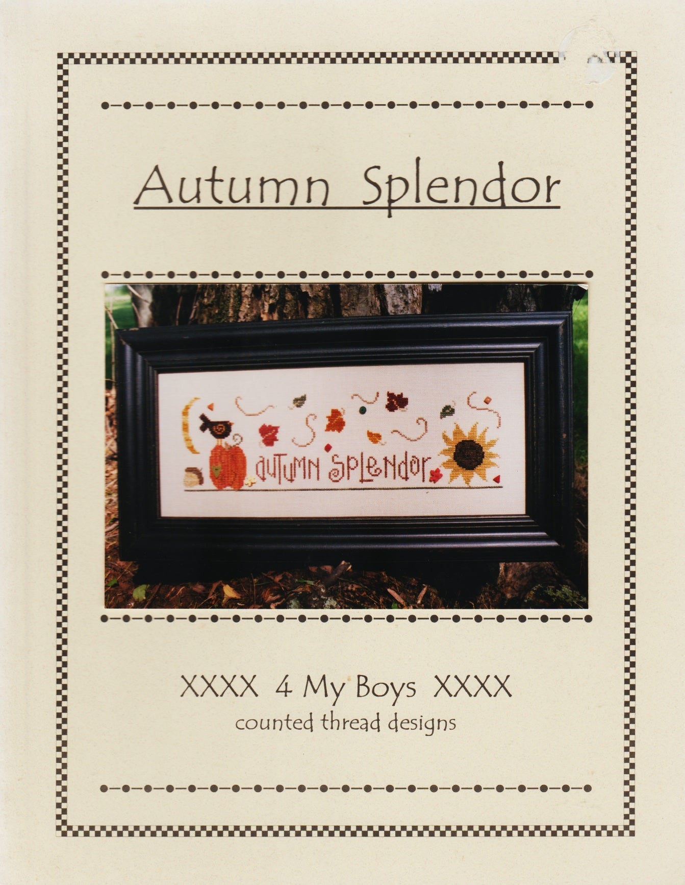 4 My Boys Autumn Splendor cross stitch pattern