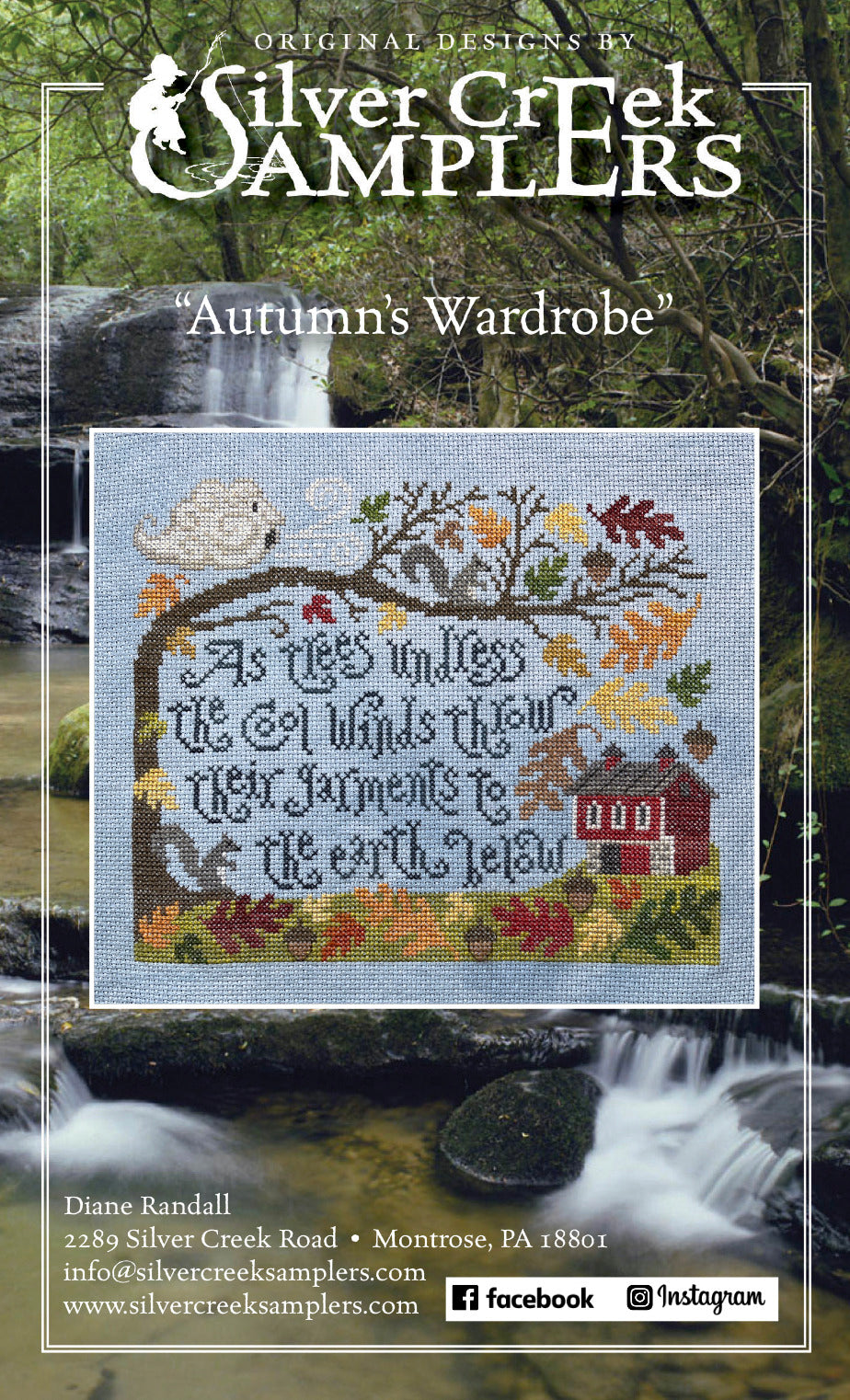 Silver Creek Samplers Autumn's Wardrobe cross stitch pattern