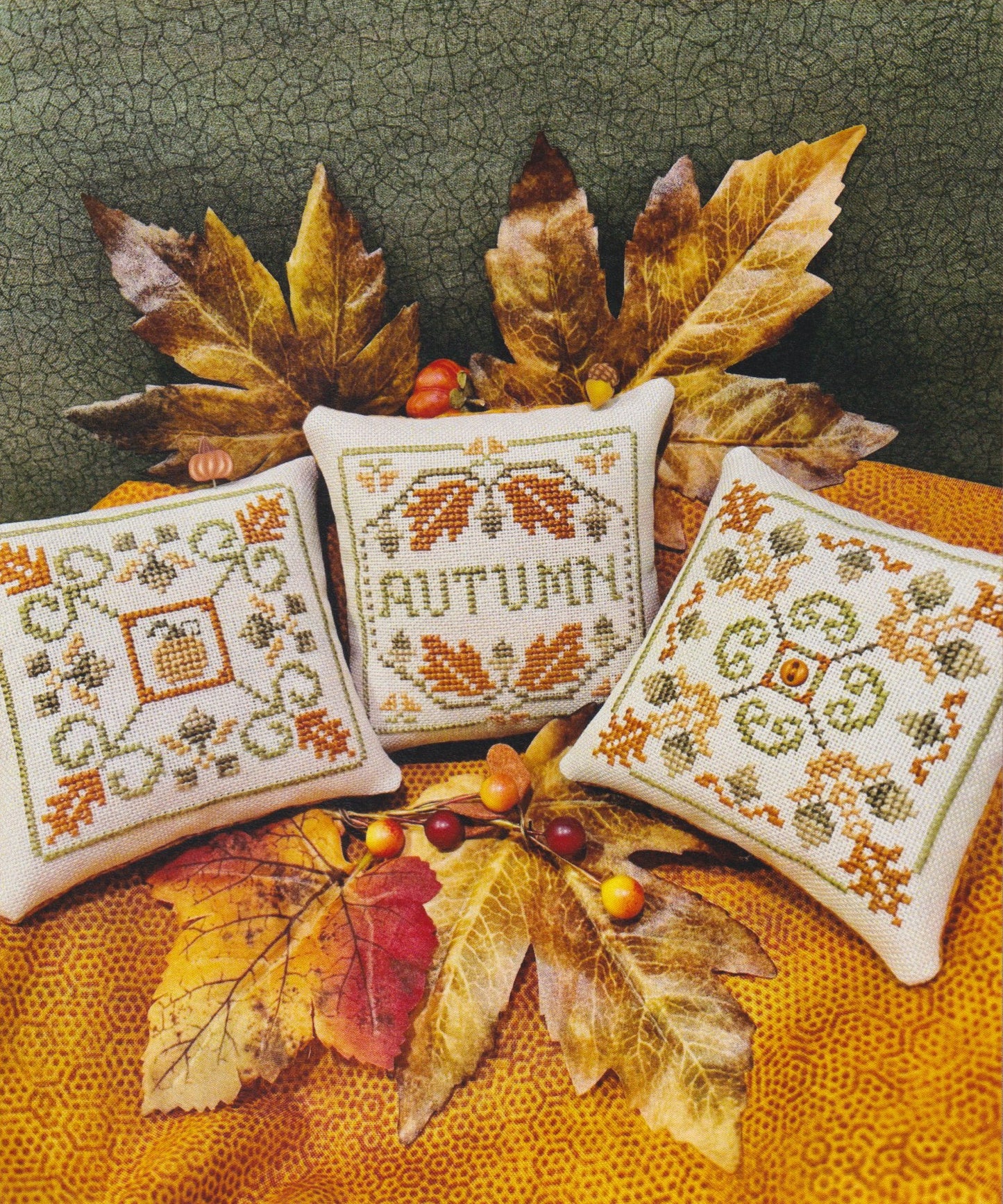 ScissorTail Designs Autumn on the Square cross stitch pattern