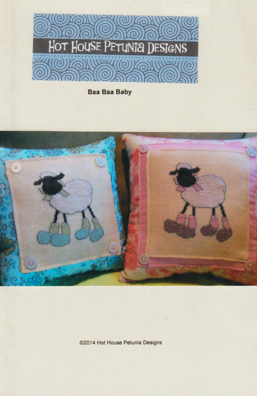 Hot House Petunia Baa Baa Baby cross stitch pattern