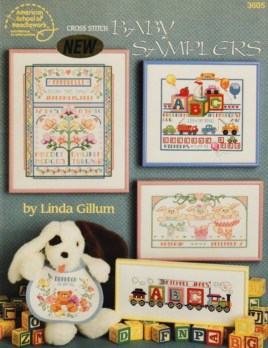 American School of Needlework Baby Samplers 3605 cross stitch pattern