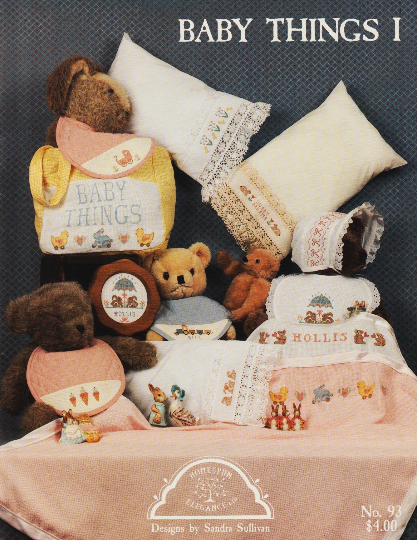 Homespun Elegance Baby Things I 93 cross stitch pattern