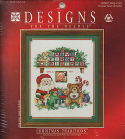 Designs For The Needle Baby's First Christmas 309825 cross stitch kit