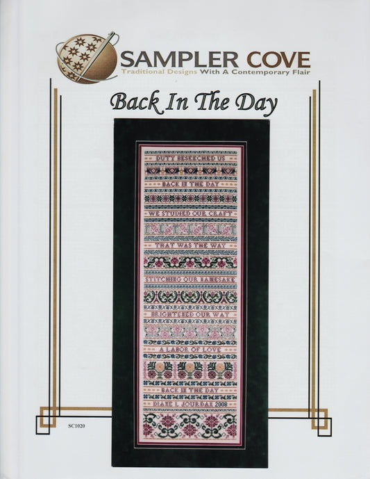 Sampler Cove Back In The Day cross stitch sampler pattern