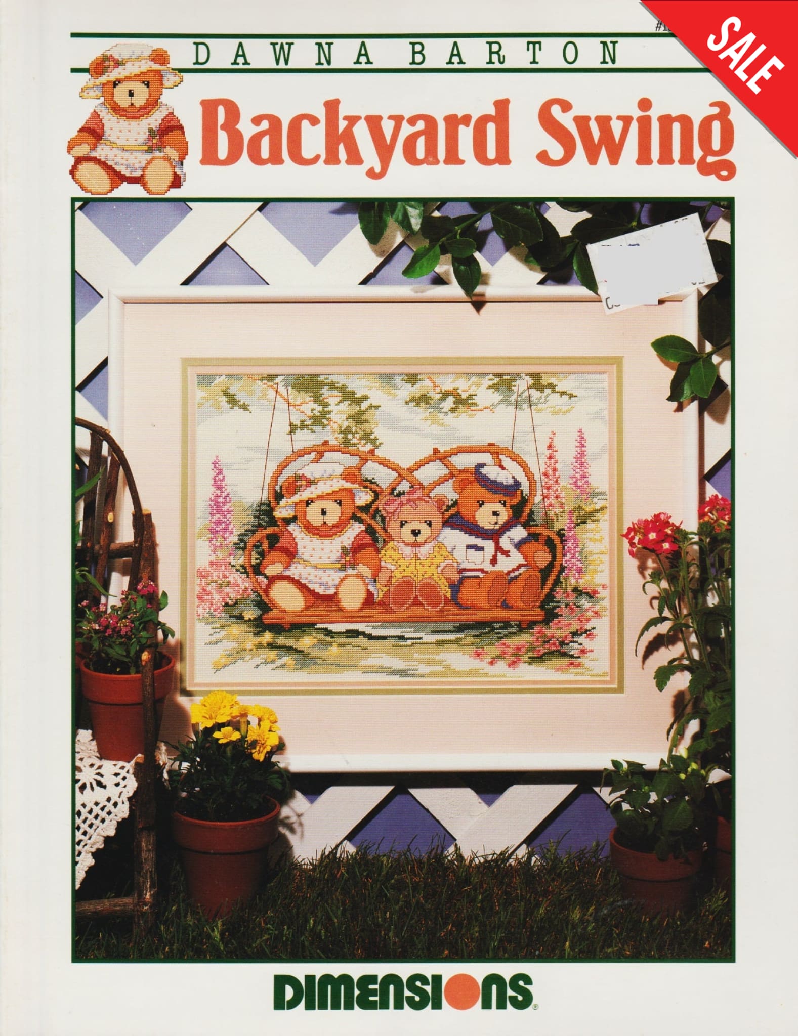 Dimensions Backyard Swing 190 cross stitch pattern