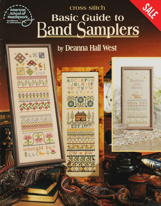 American School of Needlework Basic Guide to Band Samplers 3683 cross stitch pattern