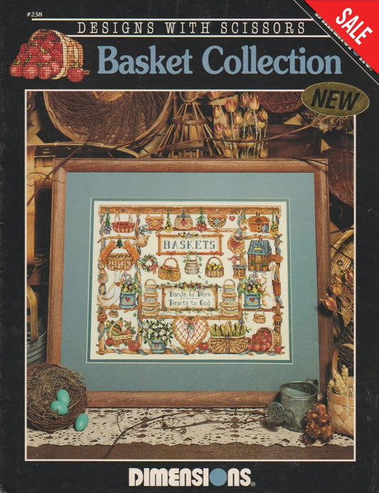 Dimensions Basket Collection  238 cross stitch pattern