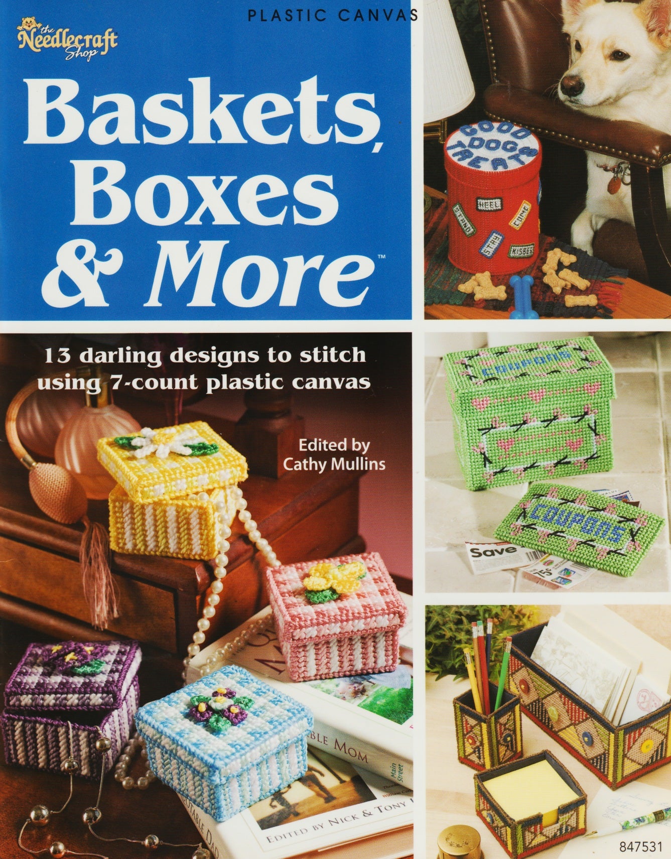 DRG Network Baskets, Boxes & More 847531 plastic canvas pattern