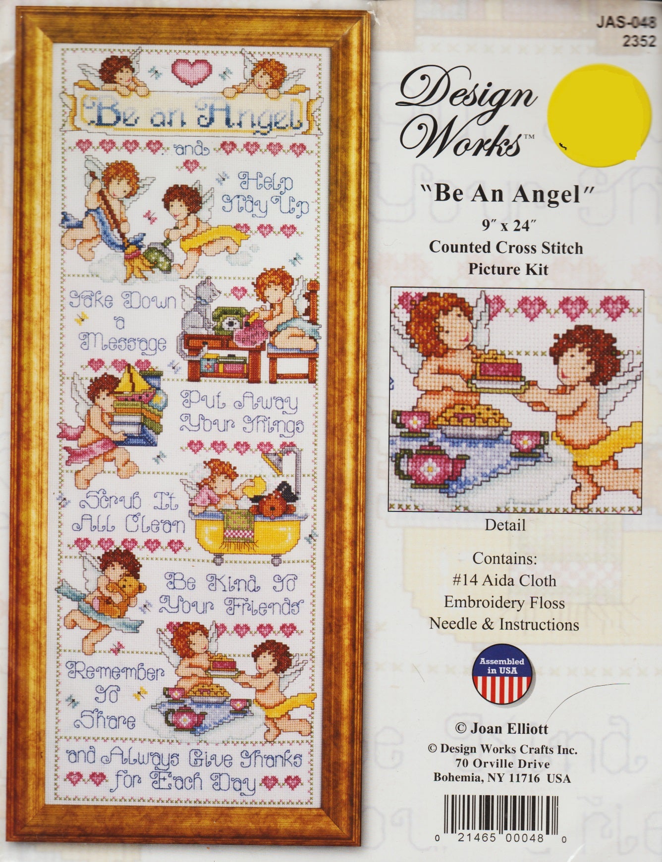 Design Works Be An Angel JAS-048 2352 cross stitch kit