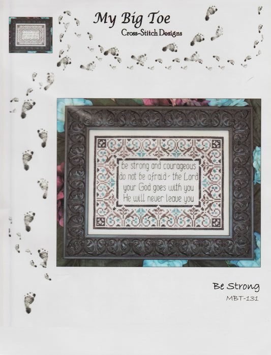 My Big Toe Be Strong MBT-131 religious cross stitch pattern