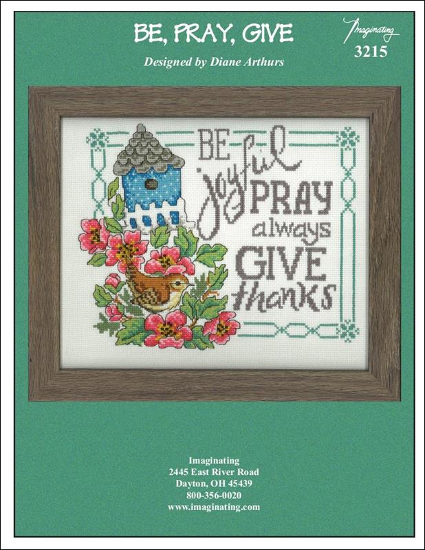 Imaginating Be, Pray. Give 3215 cross stitch pattern