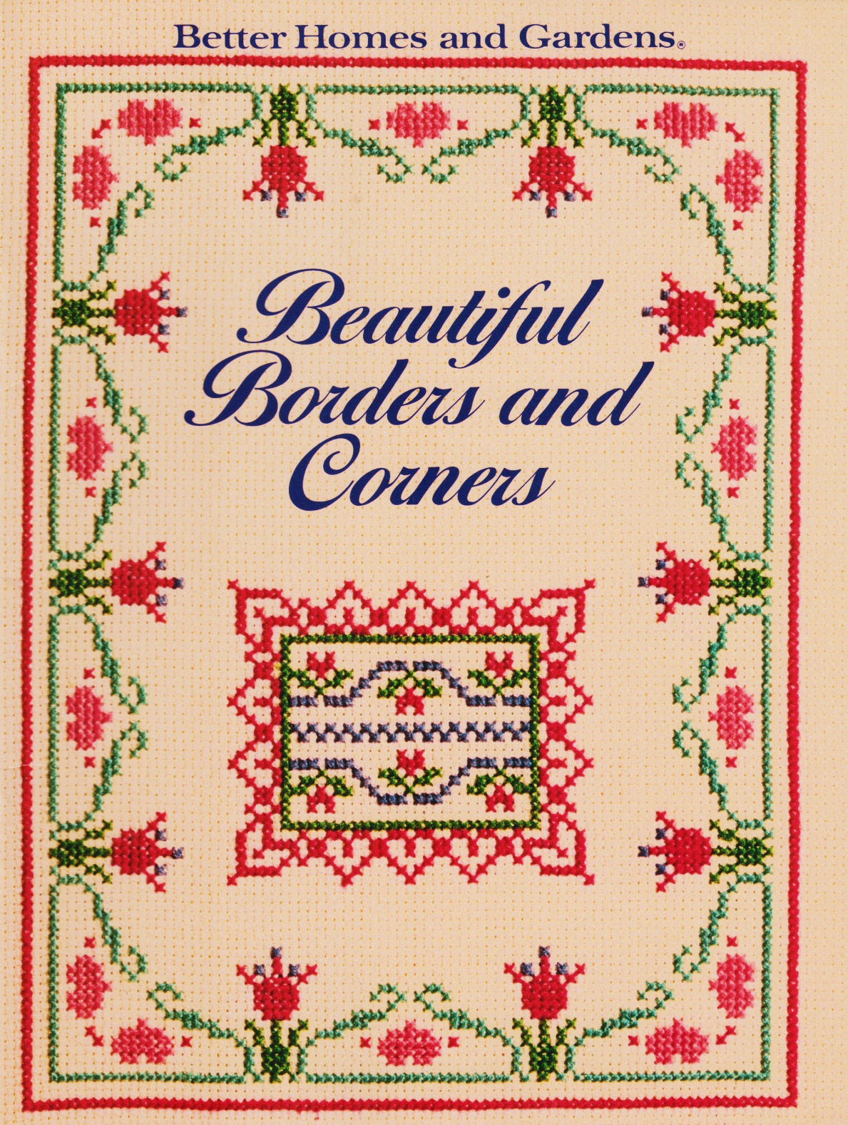 Better Homes and Garden Beautiful Borders and Corners cross stitch pattern