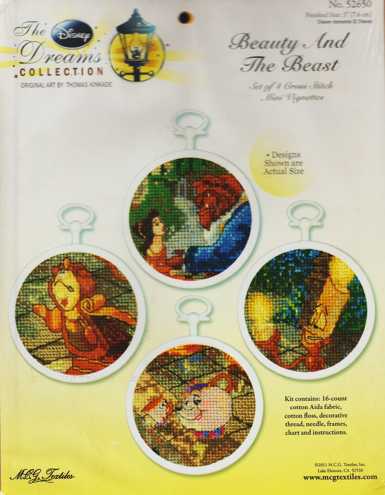 MCG Textiles Beauty and the Beast 52650 cross stitch kit