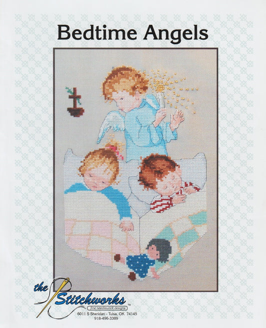 StitchWorks Bedtime Angels children cross stitch pattern