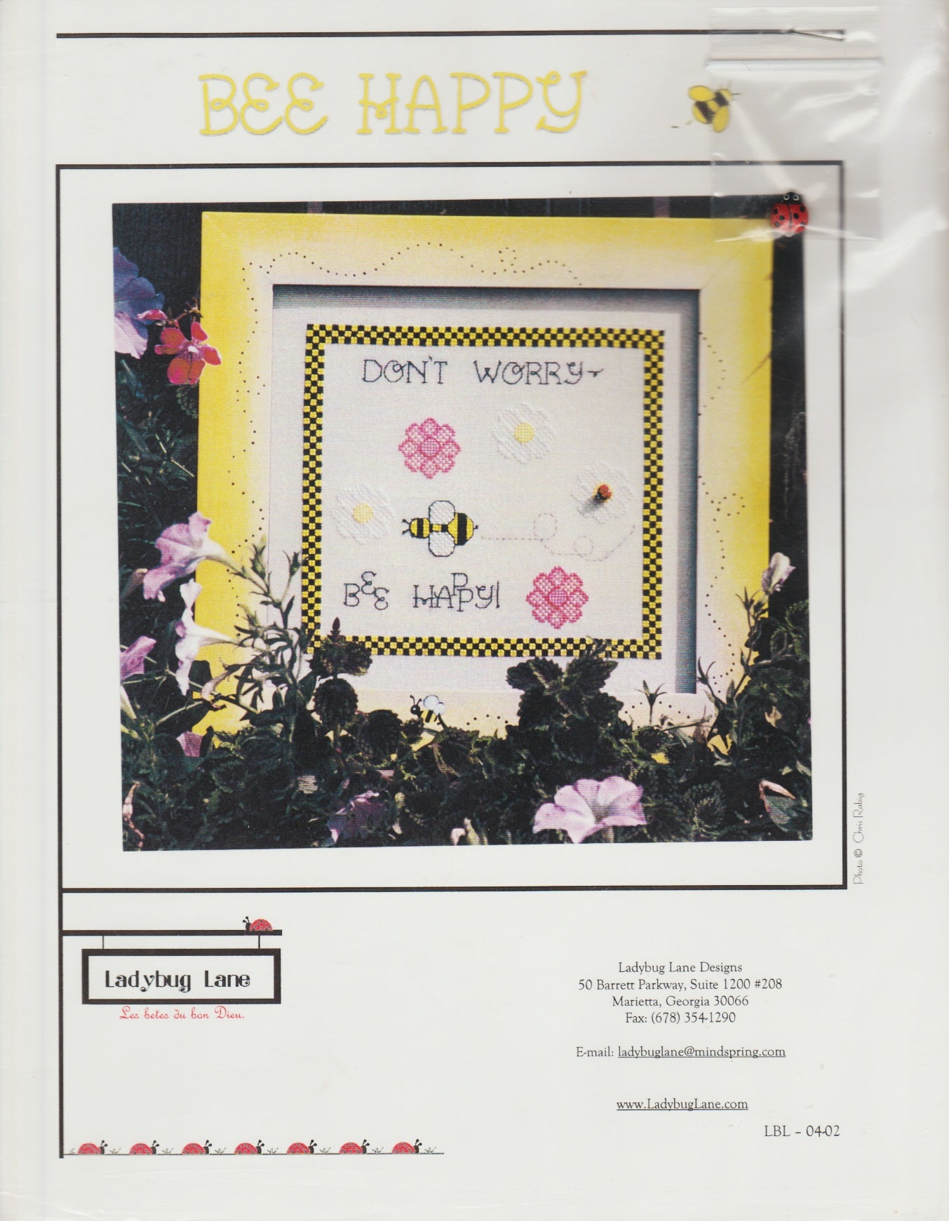 Bee Happy pattern