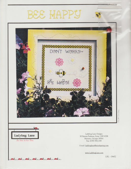 Bee Happy pattern