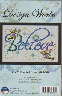 Design Works Believe 9795 cross stitch kit