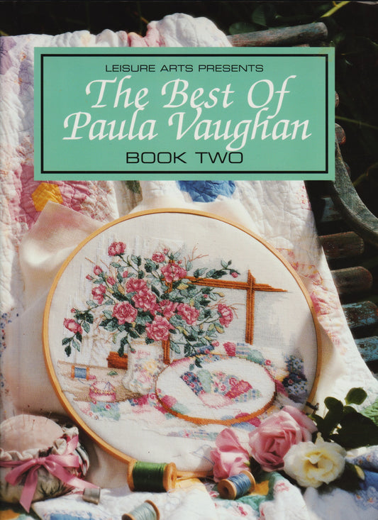 Leisure Arts Best of Paula Vaughan Book Two 15835 cross stitch pattern book
