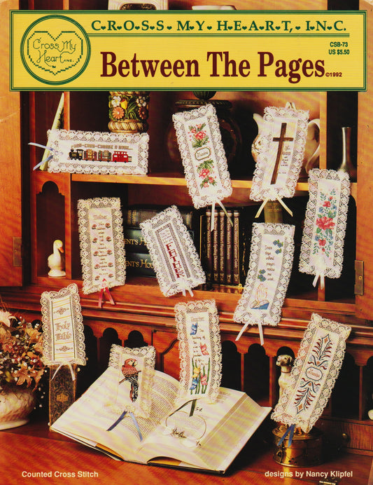 Cross My Heart Between The Pages CSB-73 cross stitch pattern