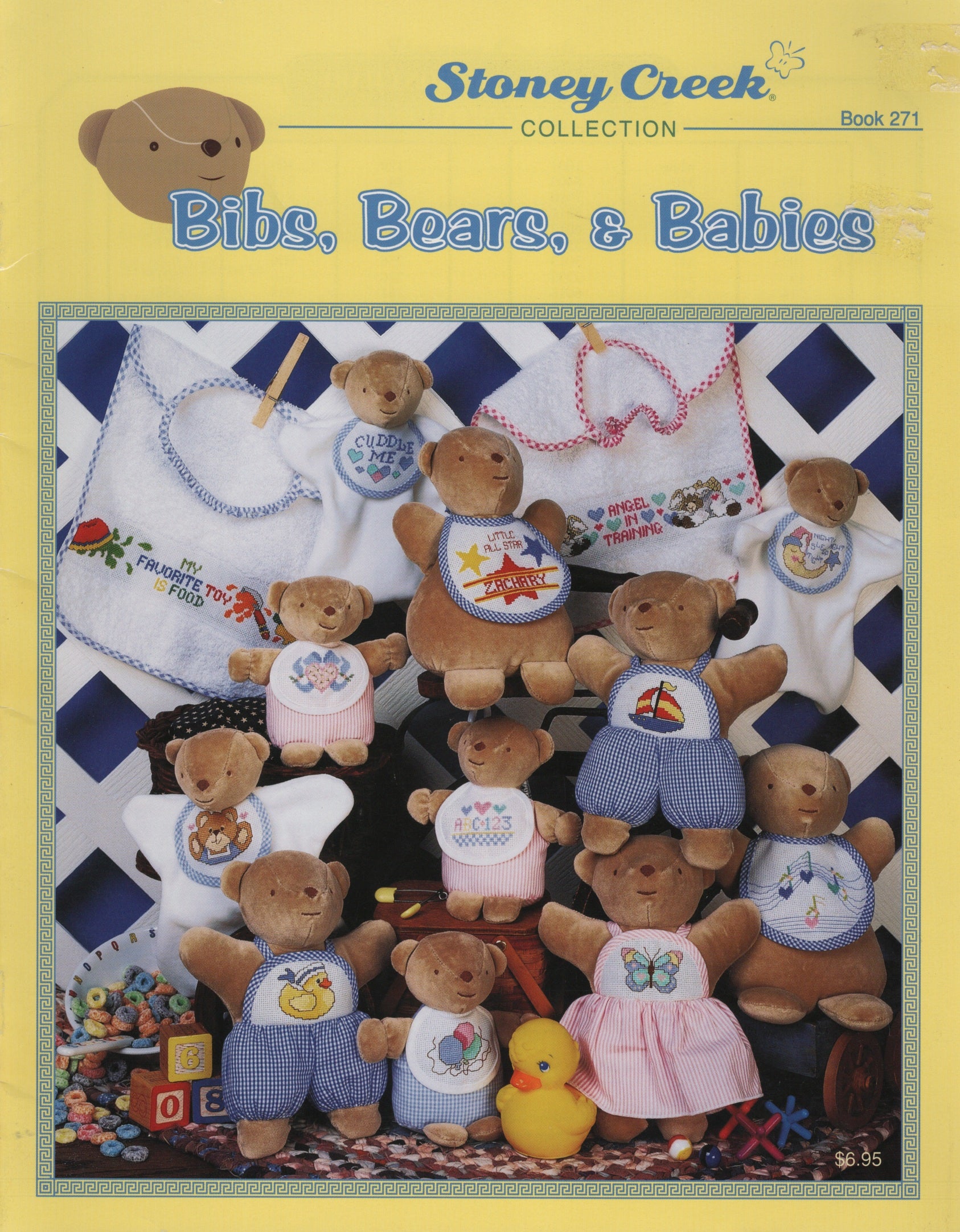 Stoney Creek Bibs, Bears, & Babies BK271 cross stitch pattern