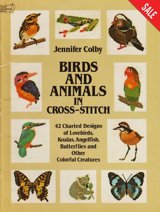 Dover Birds and Animals cross stitch pattern