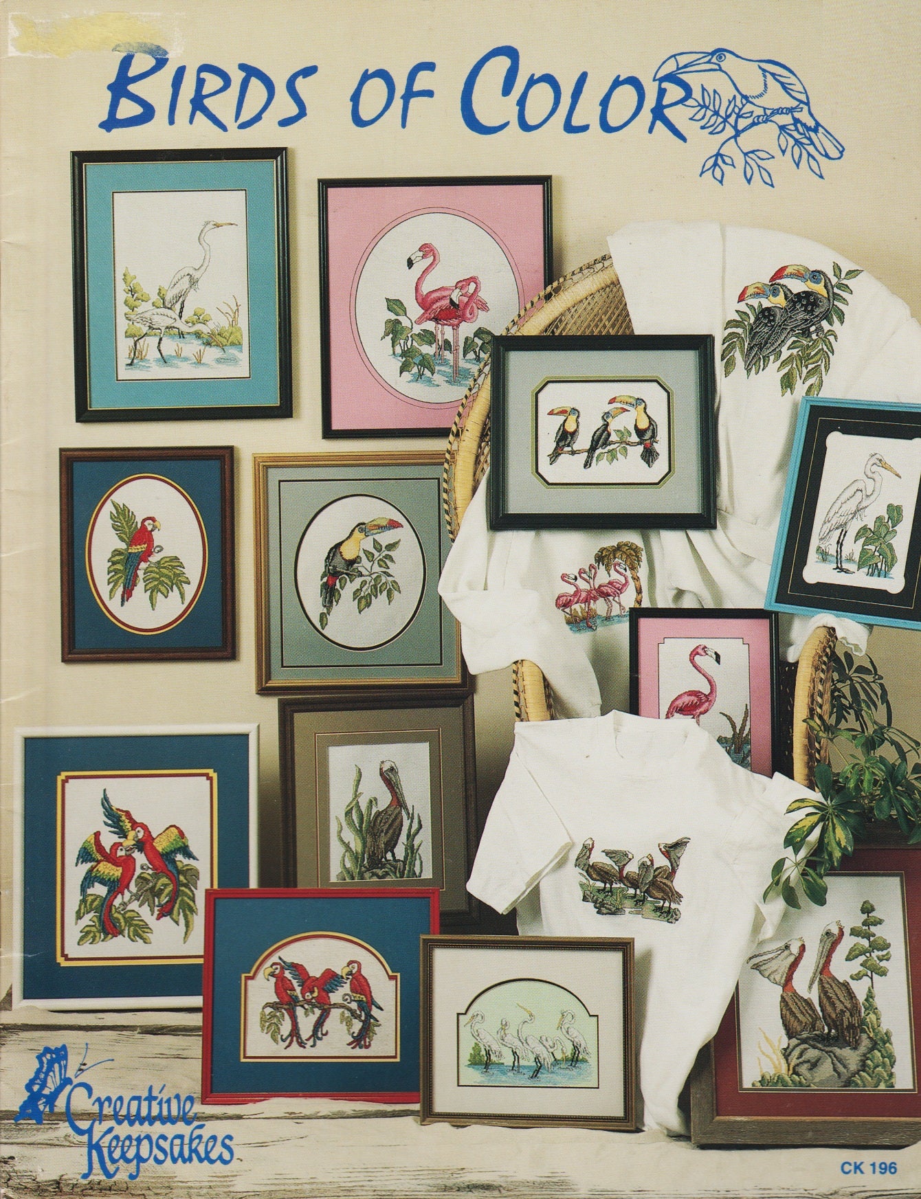 Creative Keepsakes Birds of Color CK19 cross stitch pattern