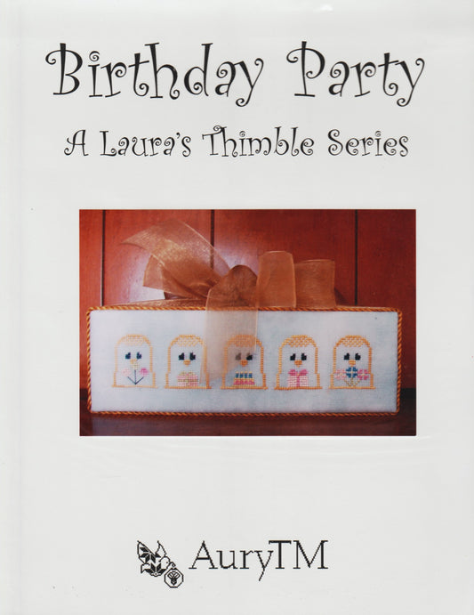 AuryTM Birthday Party cross stitch pattern