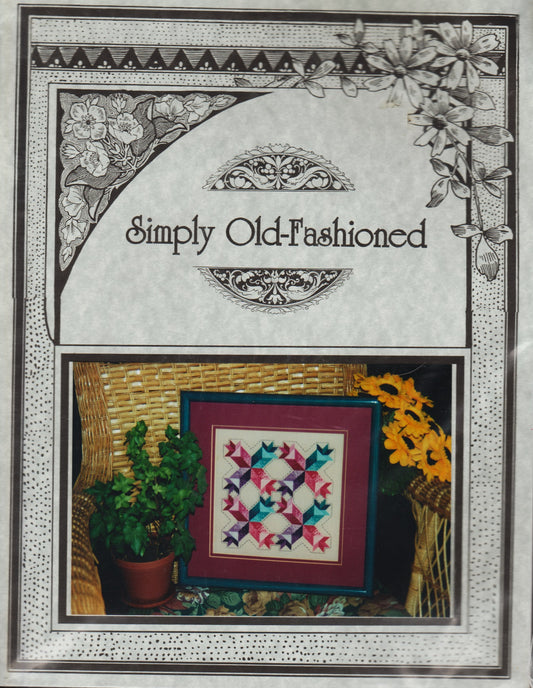 Simply Old Fashioned Blazing Star Quilt Block cross stitch pattern